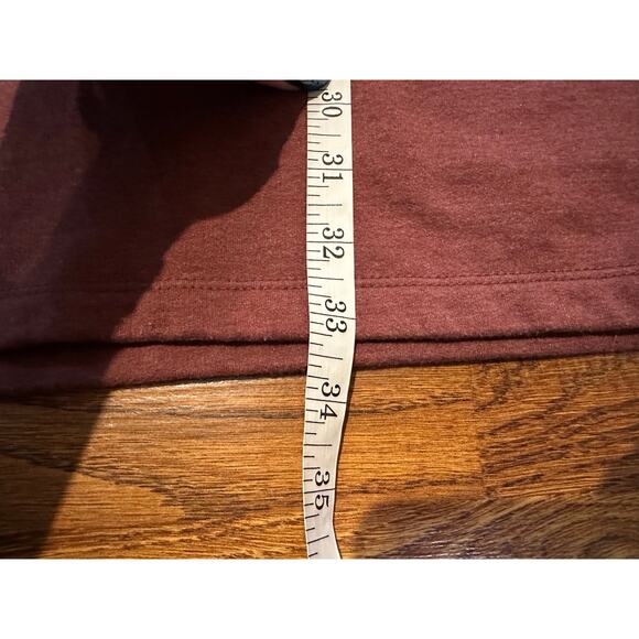 Pendleton Women's Cozy Hooded Sweatshirt Dress Maroon Size Small Cozy Layers - Picture 8 of 9